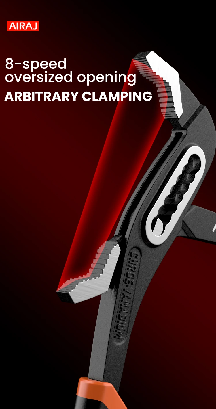 Description Picture 5 of itemWater Pump Pliers, Multifunctional Pipe Pliers, Open Pipe Pliers, Large Nose Pliers, Wrench, Water Pipe Pliers, Strong Fastening