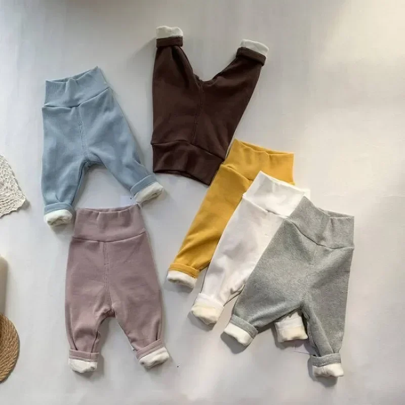 Autumn Winter Kids Fleece Trousers 0-5Y