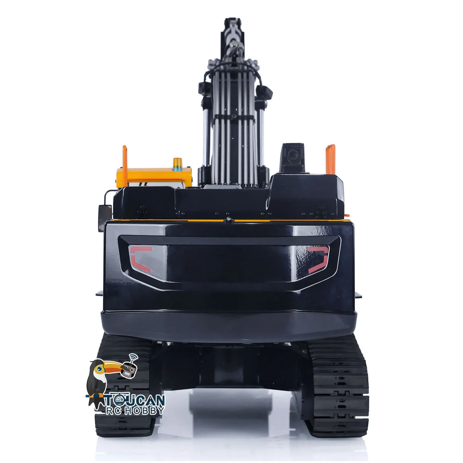 In Stock 1/14 RC Excavator EC380 Hydraulic Radio Control Metal RC Construction Truck Finished Digger Cars Vehicle Toy Model 4