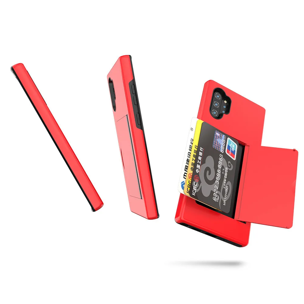 Vibrant Candy Color Flip Cover with Card Slots