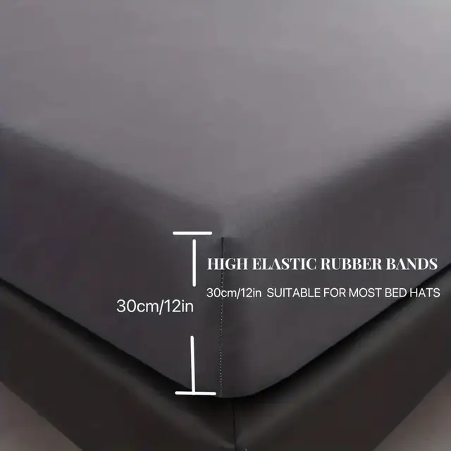 Drap-housse imperméable, protection de matelas confortable avec élastique en caoutchouc, lavable et facile d'entretien 5