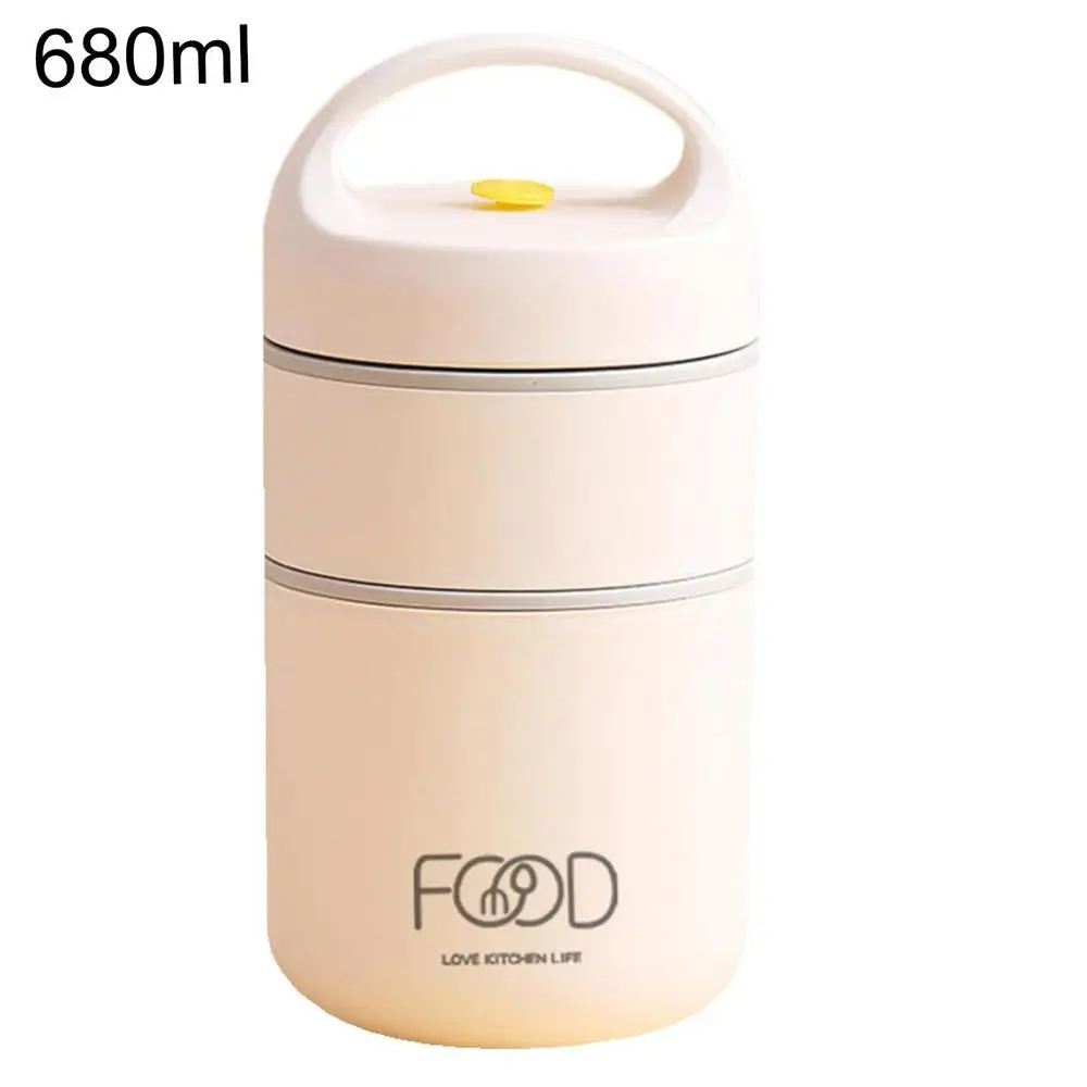 Termo para comida caliente, botella termo de sopa aislada de alimentos,  contenedor de alimentos Bento Lunch Box Travel Camping Thermos 1000ml1600