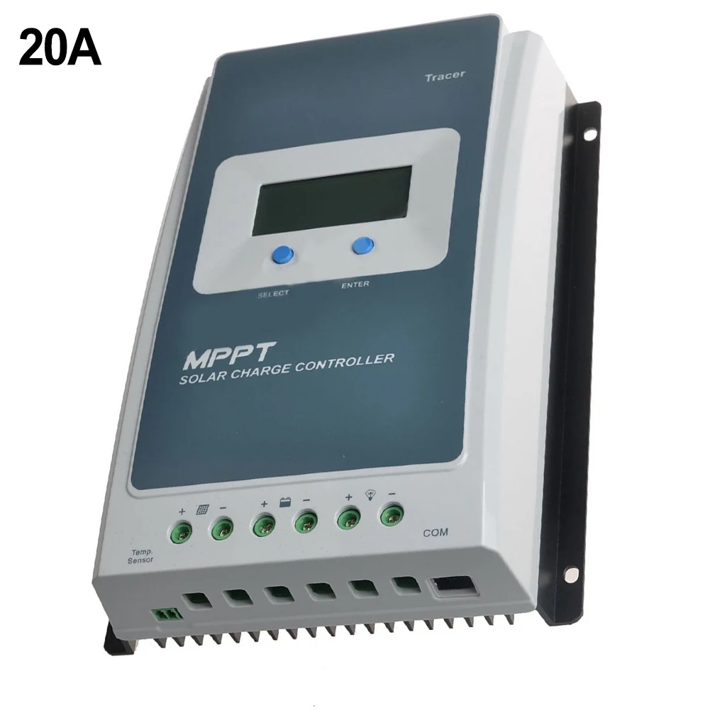 

MPPT Solar Charge Controller 10A 20A 30A 40A 12V 24VDC AUTO 100V PV Input Electrical Equipment Supplies Equipment