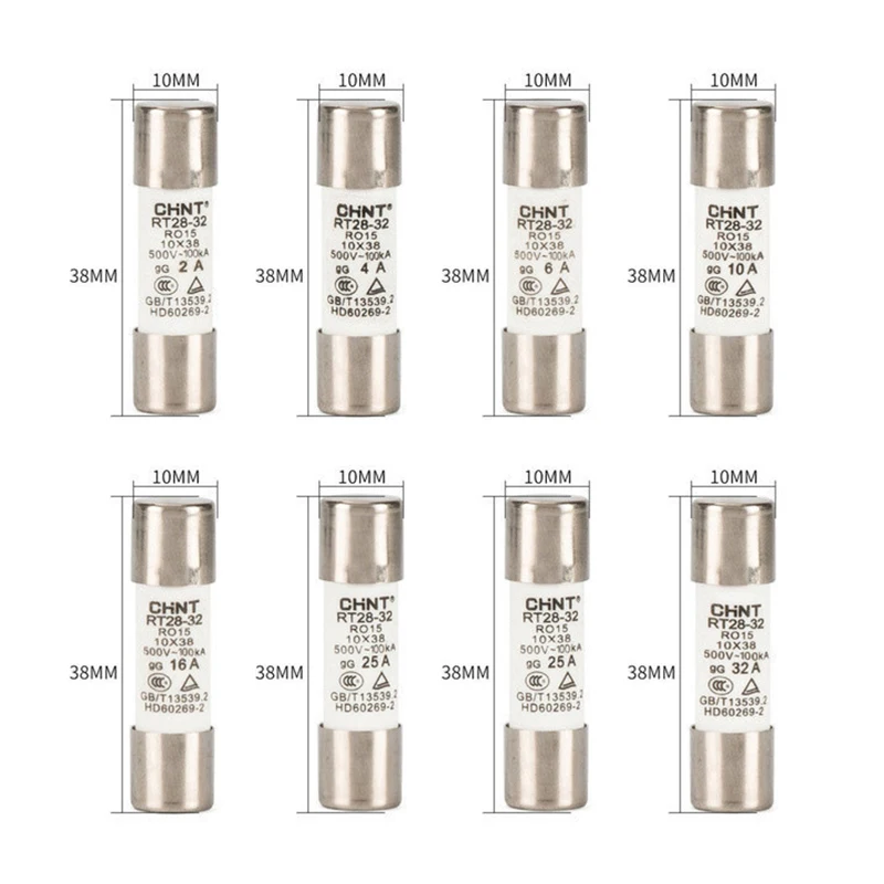 1000V 10*38MM Fast Blow Ceramic Fuse2A -32A DC PV Solar Fuse Metal Alloys Solar Power System Protection solar dc fuses ceramic fuse fast acting fuse