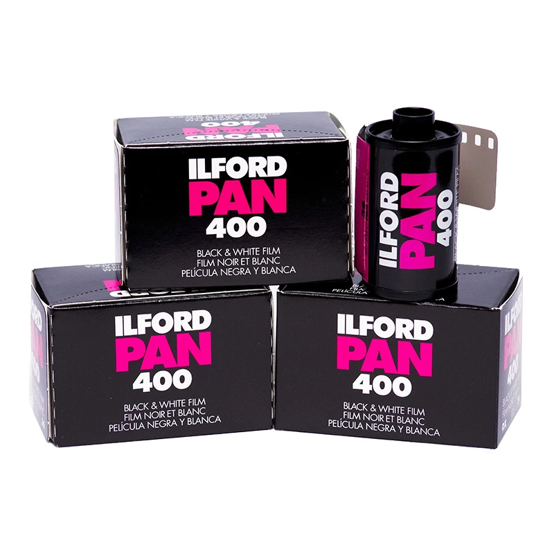 1-10 Rolls High-Quality For ILFORD Pan 400 Black And White Film 135 35mm Film Negative Film 36 Exposure Film Camera