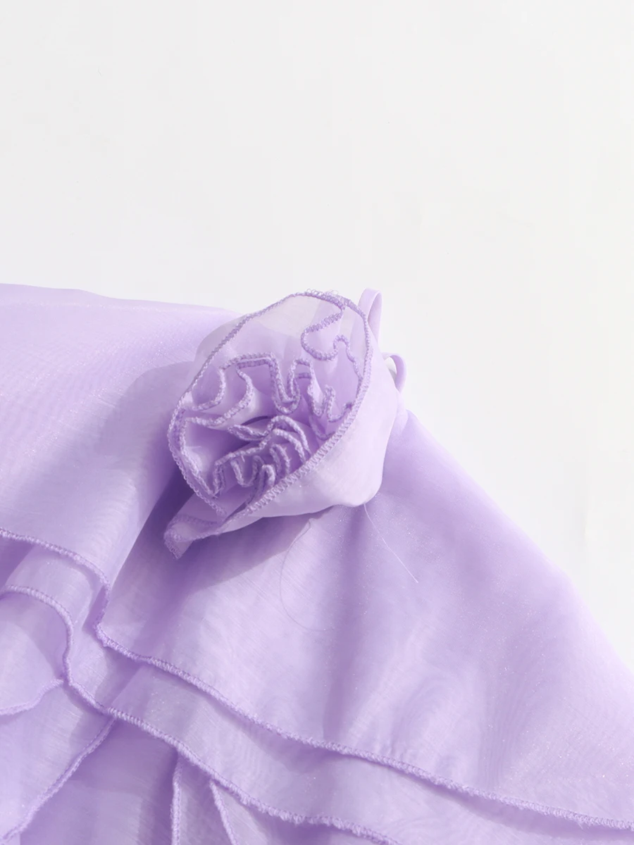 Elegant Halter Dress - Solid Ruffled Backless Sleeveless Fashion for Women
