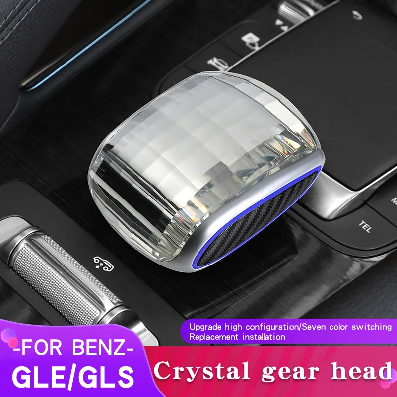 For Benz Crystal Gear Shift Knobgle350 Gls450 Glc260l C-class E-class Car  Accessories Interior Gear Lever Gearbox Handle - Gear Shift Knob -  AliExpress