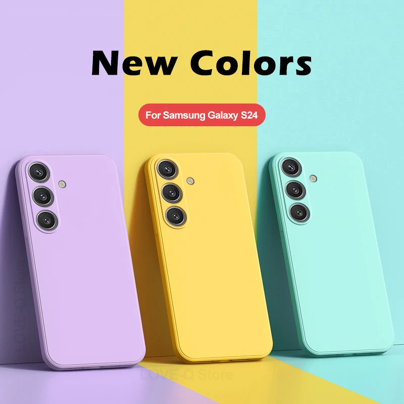 Liquid Silicone Soft Phone Case - Premium Protective Cover