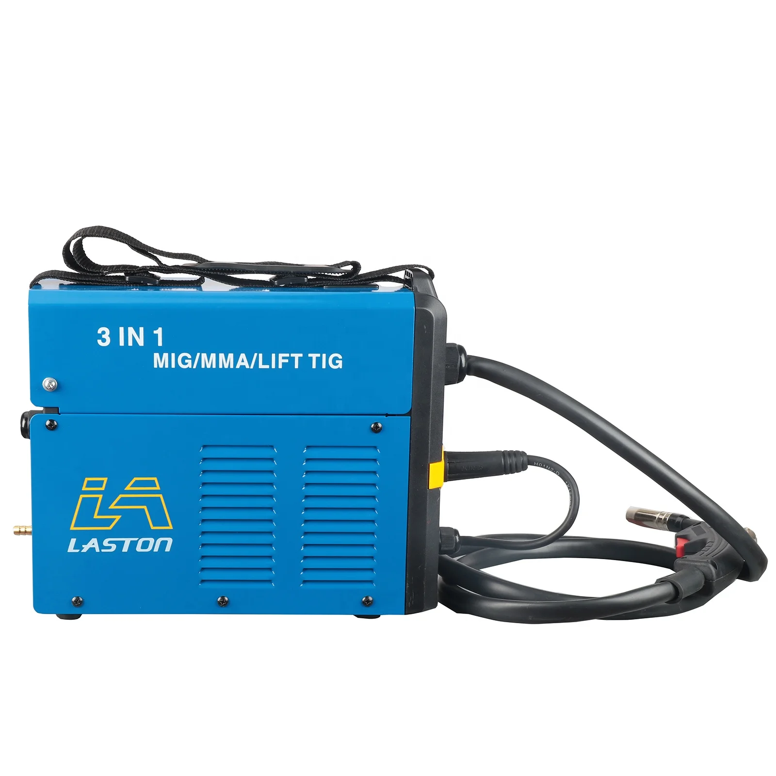 LASTON MIG-135M 110V MIG Welder 3 in 1, 130Amp Flux Core Welder Flux MIG/Stick Welder/Lift TIG, IGBT Digital Display LCD Welding 2
