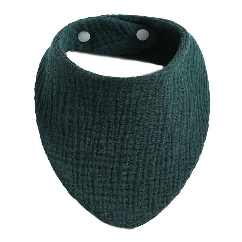 Organic Cotton Muslin Baby Bandana Bib - Soft & Absorbent Scarf