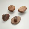 Walnut Wood Wall Mounted Coat Hook, Natural Wood Clothes, Key Holder, Coat Rack, Hat, Scarf, Handbag Storage Hanger 5