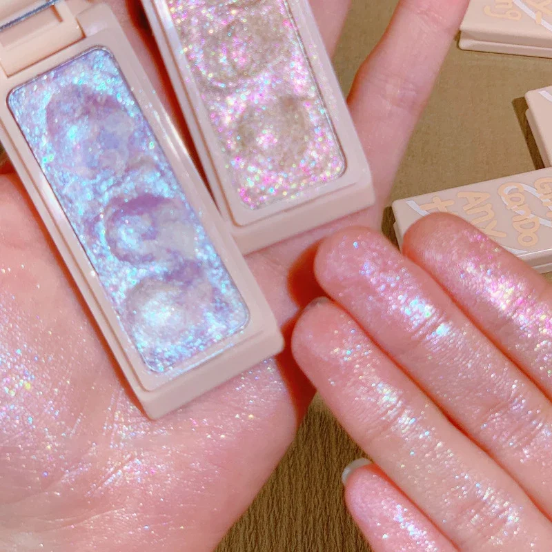 Mashed Potatoes Texture Glitter Eyeshadow Makeup Palette eye shadow,eye shadow plate