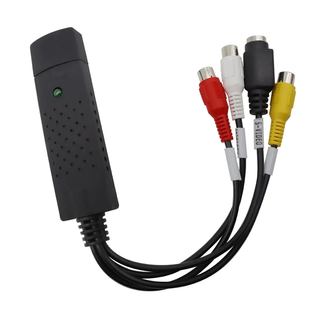 USB 2.0 Video and Audio Capture Adapter for TV and DVD/VHS Conversion