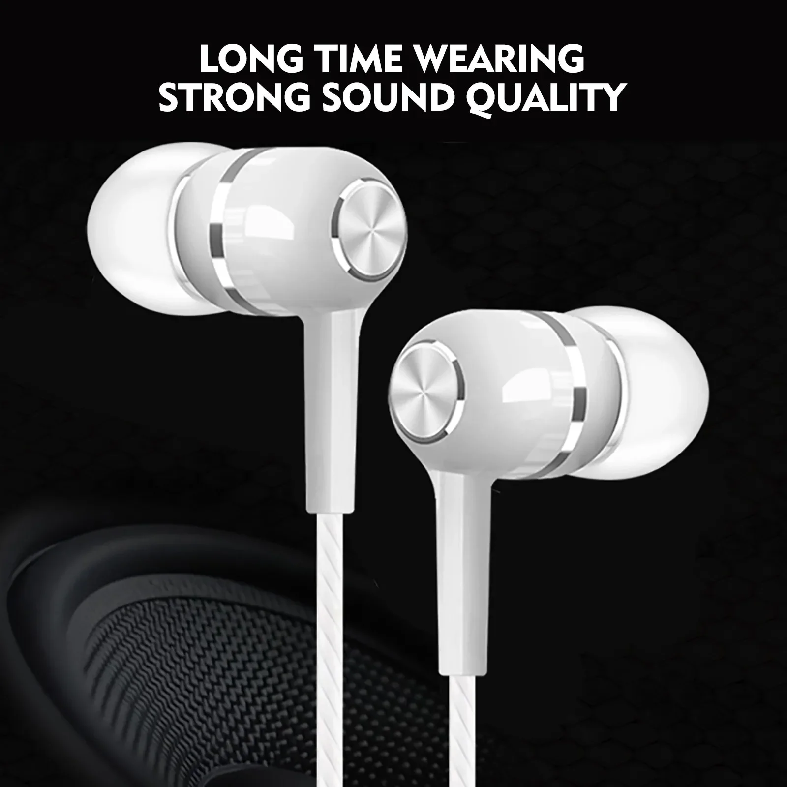 

New 2022 S12 Design Sports Universal Subwoofer In-Ear Wire-Controlled Microphone Headset Earphones Accessories Dropshiping