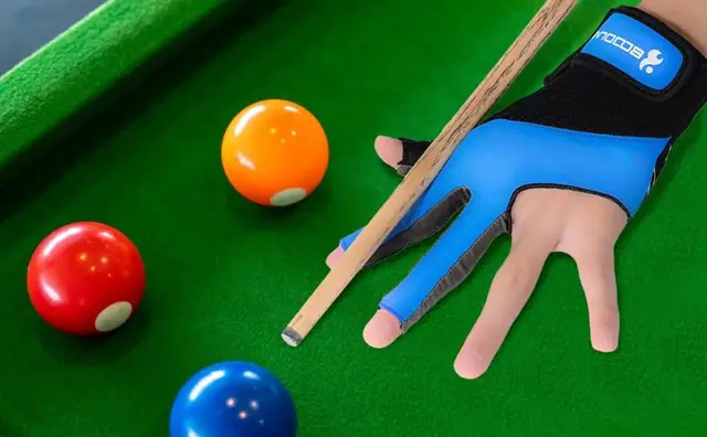 Gant De Tir Au Billard ZERONE Boodun à 3 Doigts Pour Adultes - Noir, L