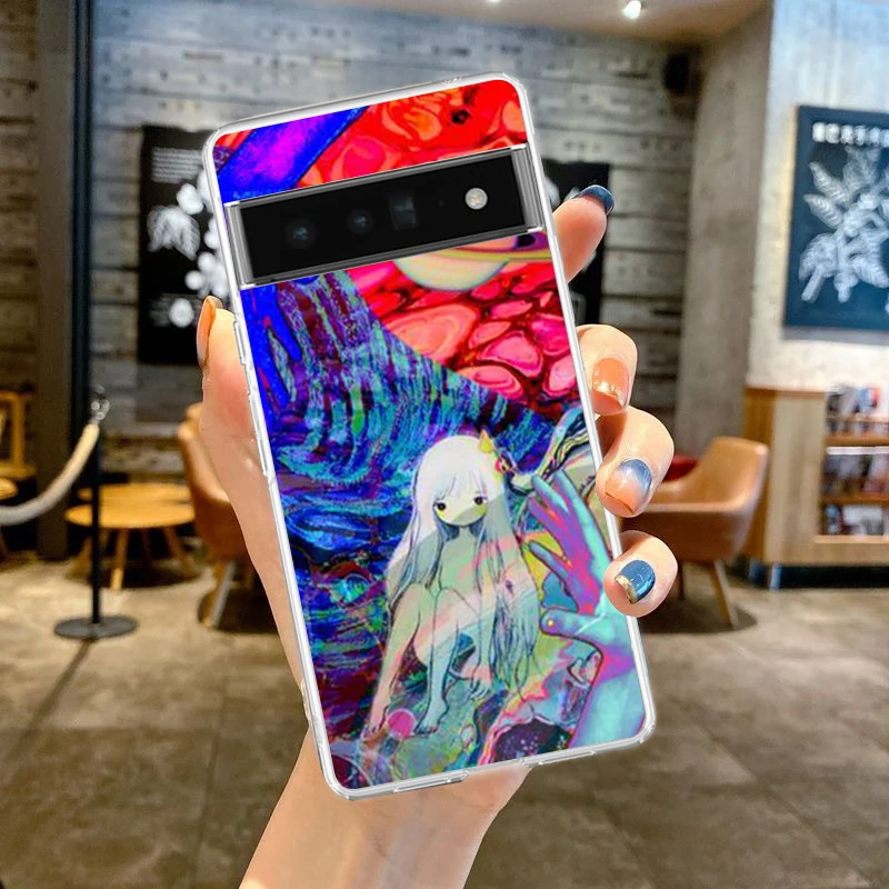 Aya Takano Shockproof Transparent Silicone Phone Case Cover