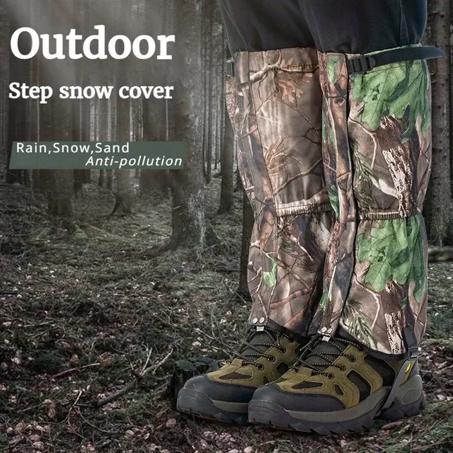 Outdoor Travel Leg Warmers Hiking Leg Gaiter Waterproof Legging Shoes Hunt Climbing Camping Winter Tourist Snow Foot Cover 3