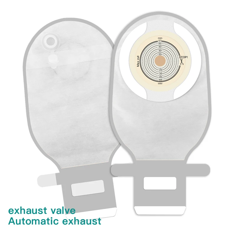 Sacchetti Per Colostomia Sistema Monopezzo Drenaggio Sacca Per Colostomia Monouso 15-57Mm, Sacchetti Per La Cura Dello Stoma Opachi Portatili Con Valv