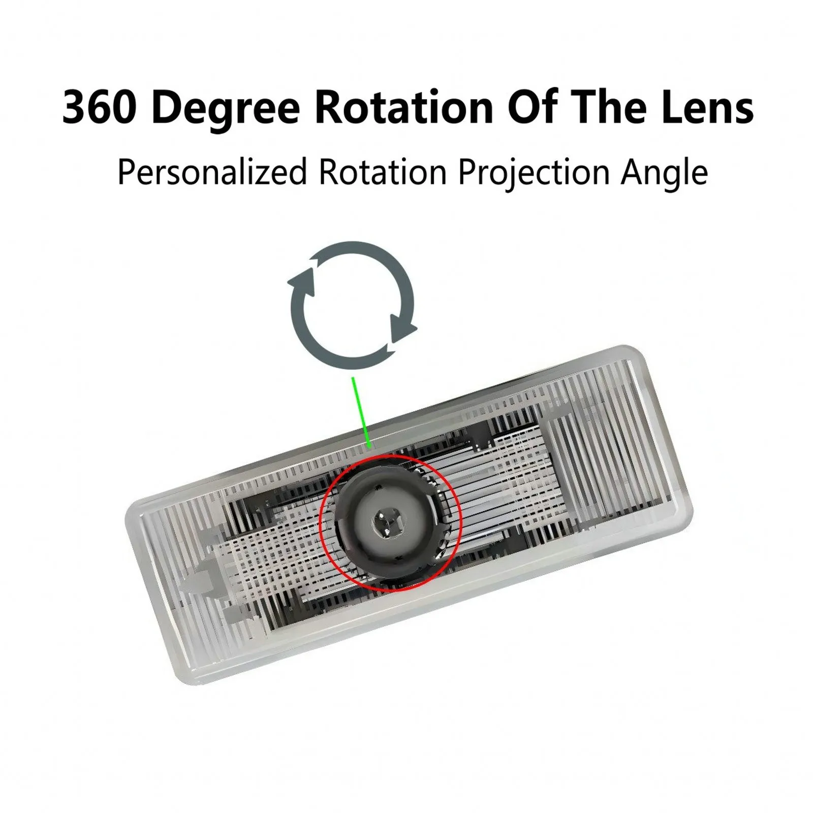 HD 2X Car Door Led Projector Light For BMW M E90 E91 E92 E84 E87