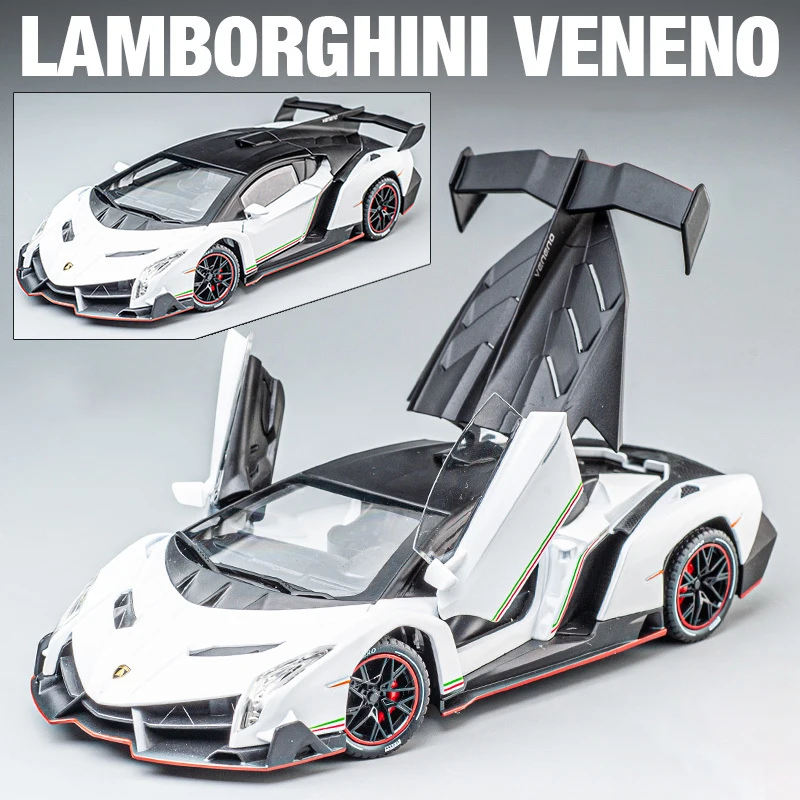 1:24 ランボルギーニ Veneno スーパーカー合金キャストおもちゃの車の