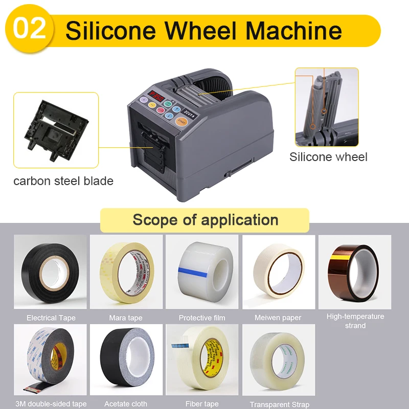 Automatic tape Dispenser Cutting Machine 6-60mm Adhesive Tape