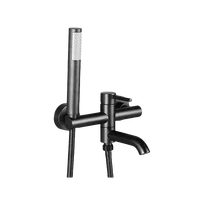 ก๊อกอ่างอาบน้ํา 90 °   Rotatable Bath Tap วาล์วผสมน้ําร้อนและน้ําเย็นอ่างผสมแตะเดี่ยวทองเหลืองห้องน้ํา Tub Filler 3