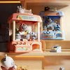 Mini Doll Machine Coin Operated Doll Grabber Claw Arcade Crane Machine Kids Clip Doll Claw Machine with Sound And Lighting 5