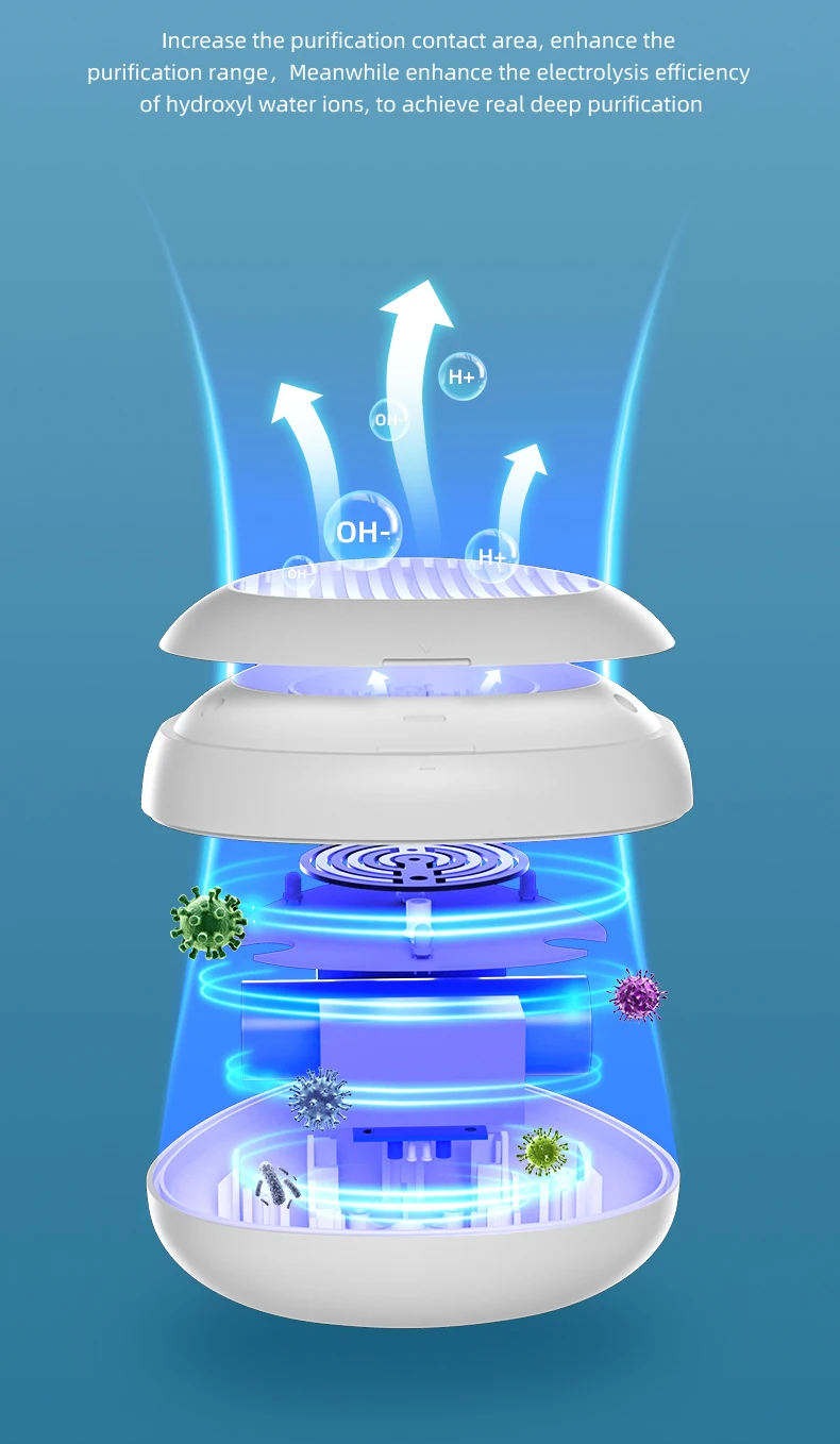Purifier Protable Fruit Washing Cleaner Portable Fruit Vegetable Washing Machine for Cleaning Vegetable
