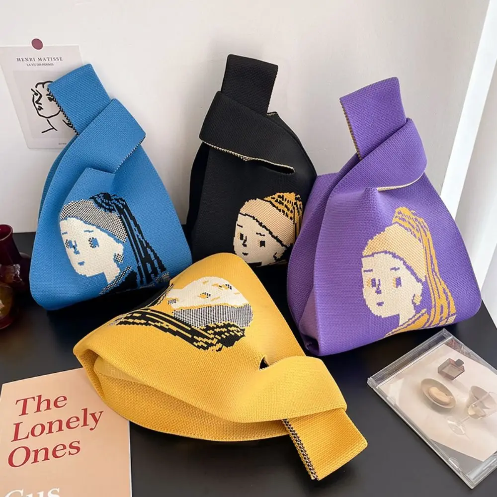 Mini Shoulder Bag Knitted | Korean Knitted Tote Bag | Korean