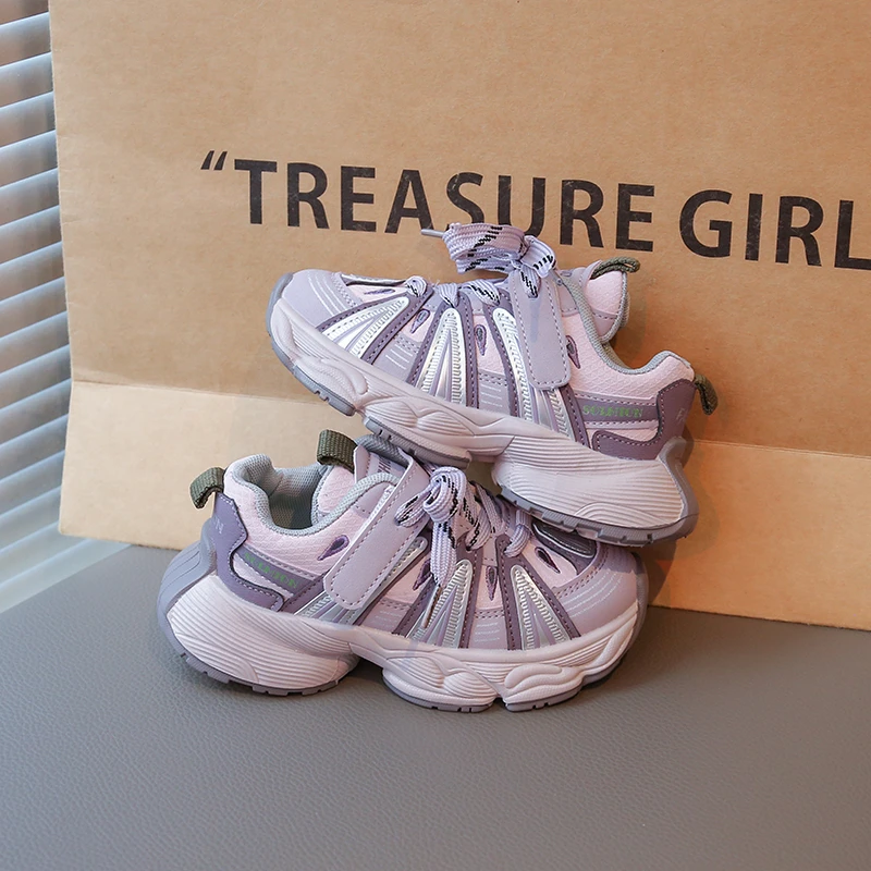 Kids Soft Sole Casual Platform Sneakers for School Outdoor Sport