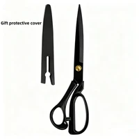 10 Inch Stainless Steel Tailor Scissors with Blackening for Professional Fabric & Embroidery Cutting - Image 6