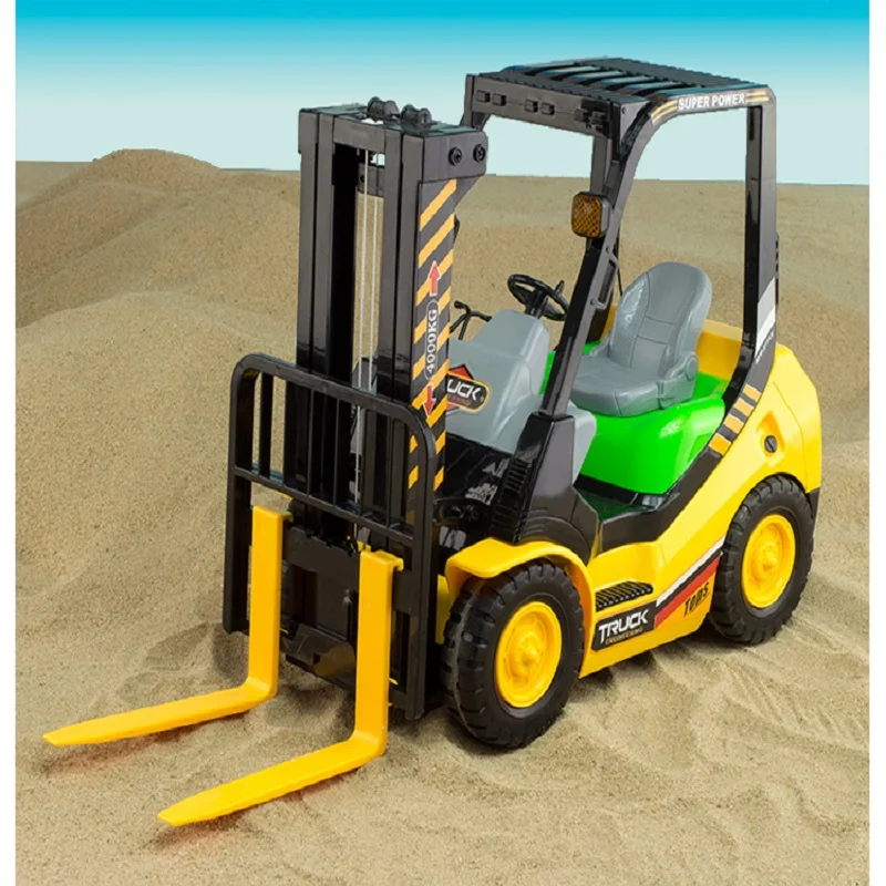 RC Car Truck Forlift 2.4G 4Wd 6Ch Radio Controlled Fork Shovel Truck Lift Pallets Engineering Vehicle Model Electronic Hobby Toy 2