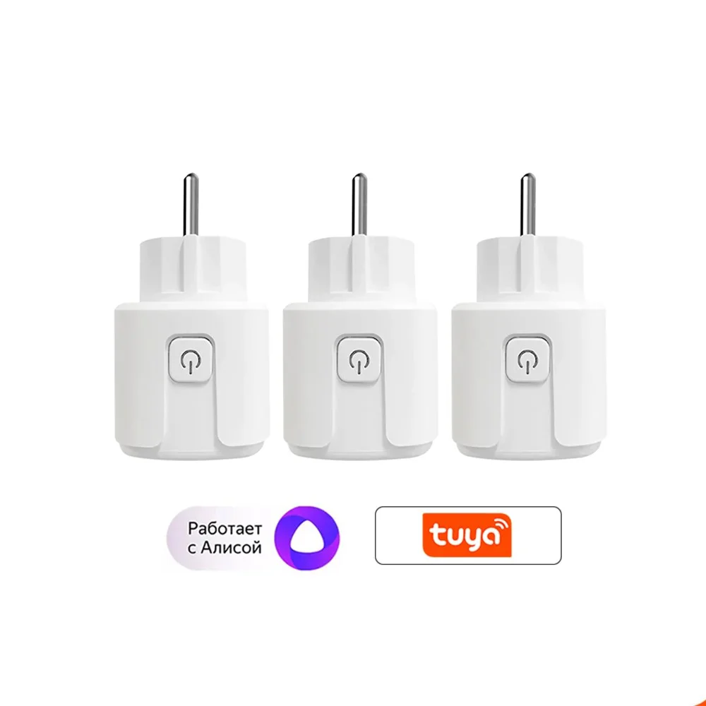 Smart WiFi Plug with Power Monitoring and Remote Control - Compatible with Smart Home Assistants
