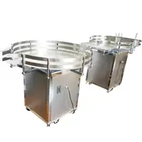 Automatic Round Rotating Plastic Glass Bottle Feeding Accumulation Collecting Machine Packaging Turn Table Send By Sea To Port 1
