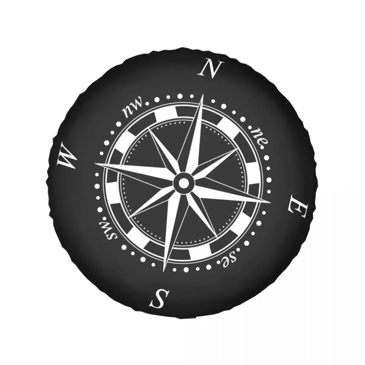 Compass Spare Tire Cover Universal for Honda CRV Jeep RV SUV 4WD 4x4 Navigation Car Wheel Protector Covers 14 15 16 
