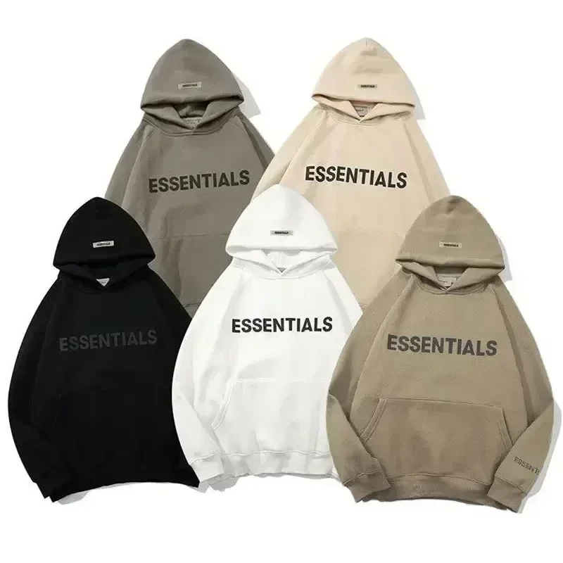 

Essentials-Sweat Unisex hat with lettered rubber logo 3D, hip hop, sweatshirt, fashion brand, oversized, high quality