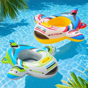 1PC Summer Kids\' Inflatable Airplane Float 1