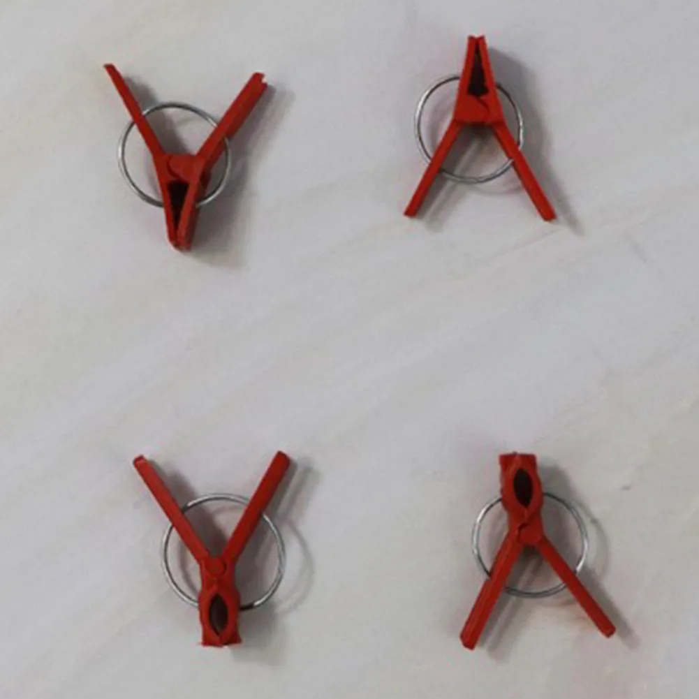 Plant grafting clip plastic gardening tool cucumber eggplant watermelon round mouth flat mouth anti-fall clamp 50PCS plant clips plastic plant clips