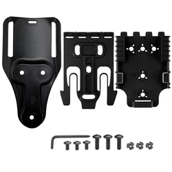 Tactical Quick Locking Gun Holster Platform for Universal Pistols (1 Set)