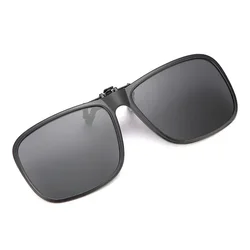 Polarized Photochromic Anti - Glare Flip - Up Sunglasses (Gray)