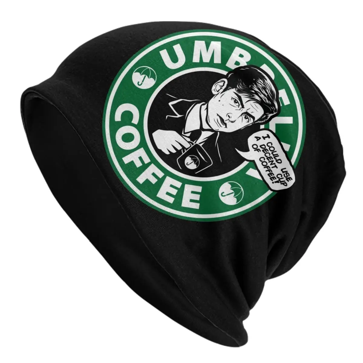 

Umbrella Coffe Bonnet Hat Knitted Hat Men Women Hip Hop Unisex Adult The Umbrella Academy Warm Winter Beanies Cap