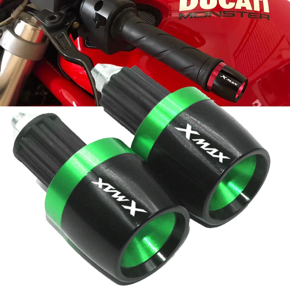 

Motorcycle Accessories Handlebar Handle Bar Grips End Cap Plug Slider For YAMAHA XMAX300 XMAX 300 2017-2022 2021 2020 2019 2018