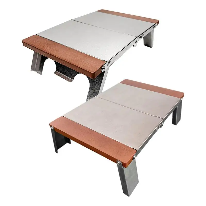 

Outdoor Folding Table Camp Side Table Picnic Table Outdoor Camping Table Small Portable Table Collapsible Table For Balcony