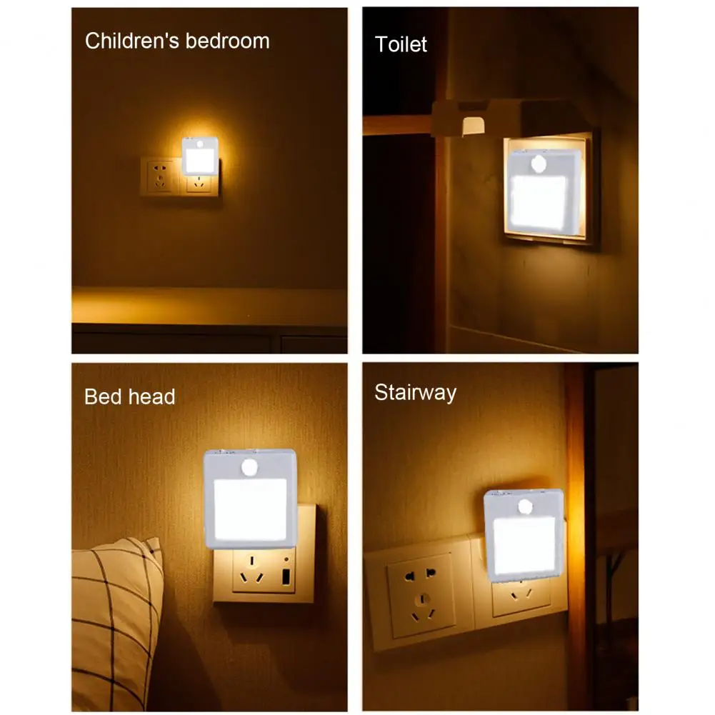 

Compact Size Wall Staircase Lamp Eye Protection Illumination Convenient Motion Sensor Light Wireless Night Lamp