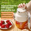 Wireless Portable Juicing Bucket Electric 800ml Sports Cup Fresh Fruit Juicer With Large Capacity and 10 Stainless Steel Blades 6