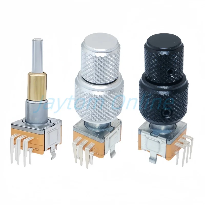 1pc EC110701N2B Dual-Shaft Axis Encoder With Push Button Switch ...