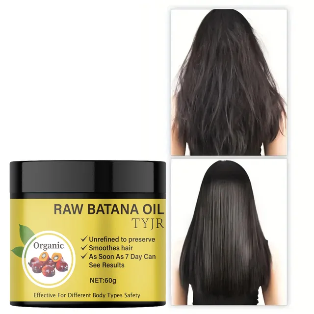 Maschera per capelli all'olio di Batana grezzo ripara i danni asciutti Liscia ammorbidisce l'effetto crespo previene la caduta dei capelli Nutriente per la cura del cuoio capelluto 1