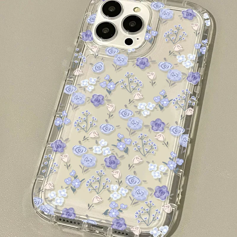 Floral TPU Protective Smartphone Case