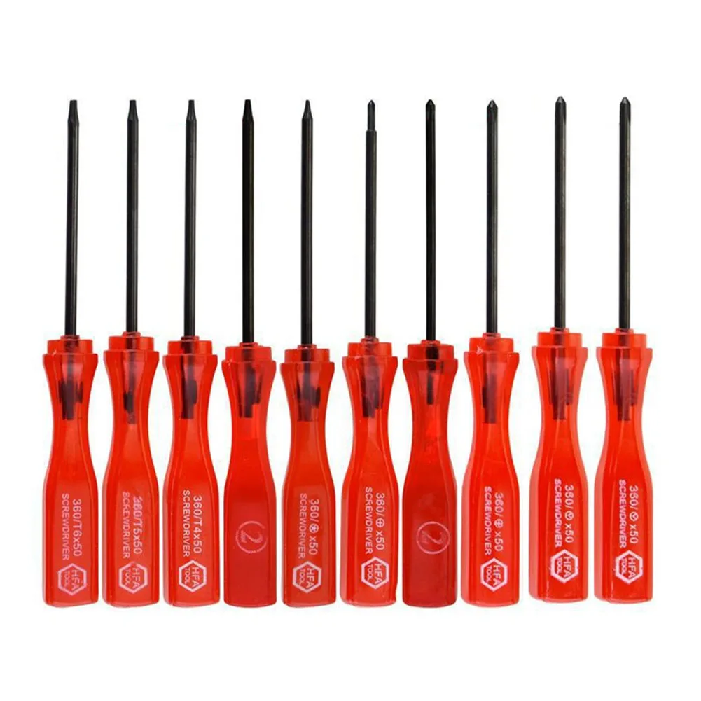 

10Pcs Precision Screwdriver Y-shaped Cross Triangular Screwdriver For Game Console Mobile Phone Clock Disassembly Repair Tools