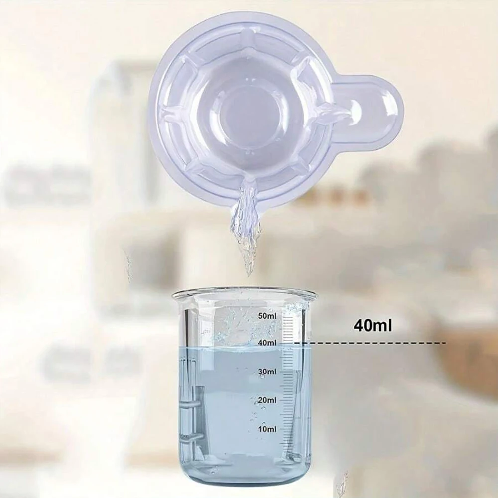 50/100Pcs 40ML 일회용 컵 디스펜서 플라스틱 컵 DIY 에폭시 수지 쥬얼리 제작 액세서리